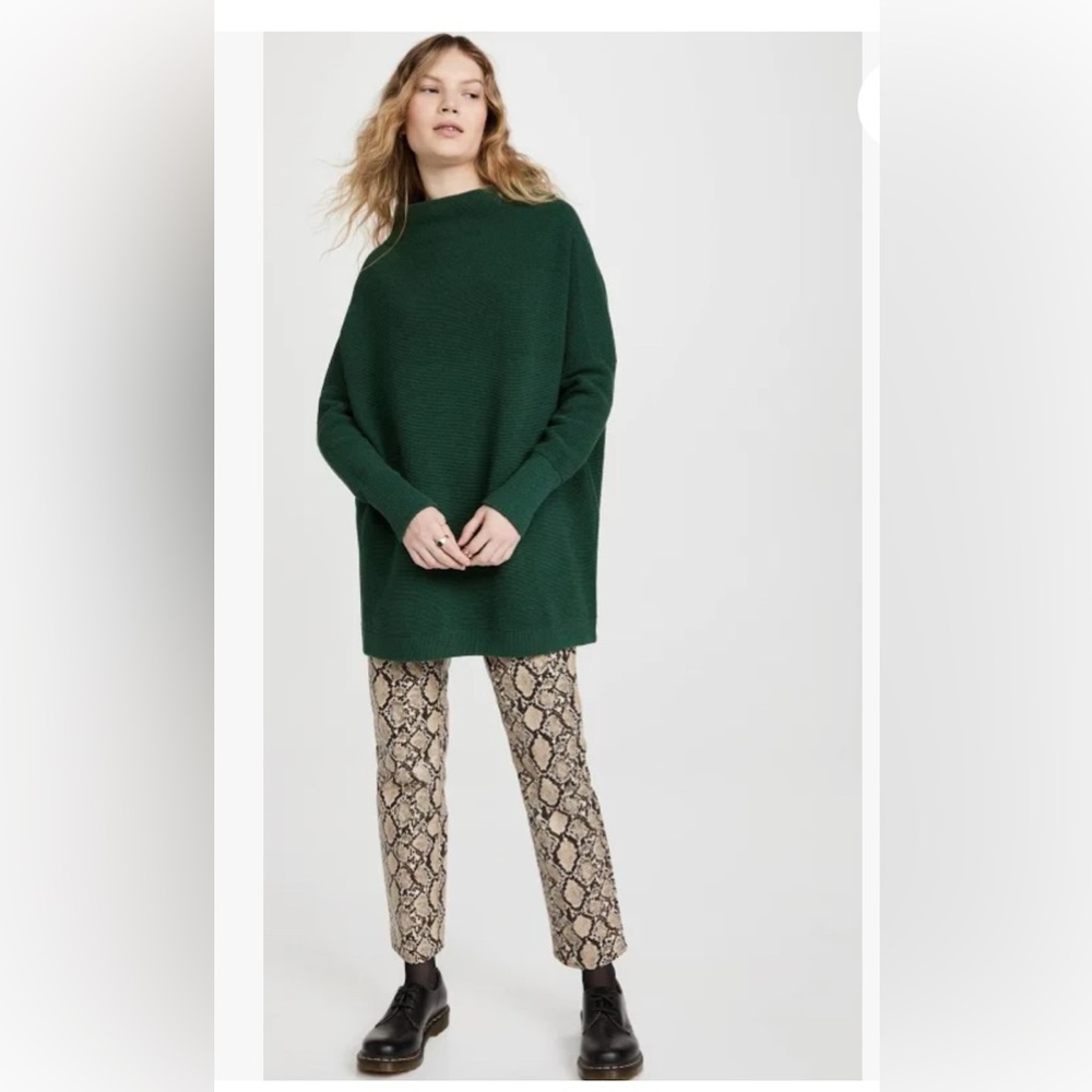 Free people funnel neck ottoman pullover